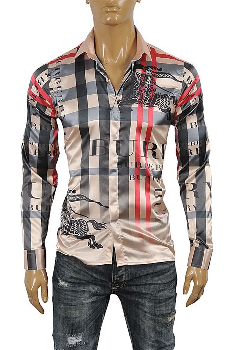 burberry mens dress shirt